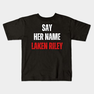 Say-Her-Name-Laken-Riley Kids T-Shirt